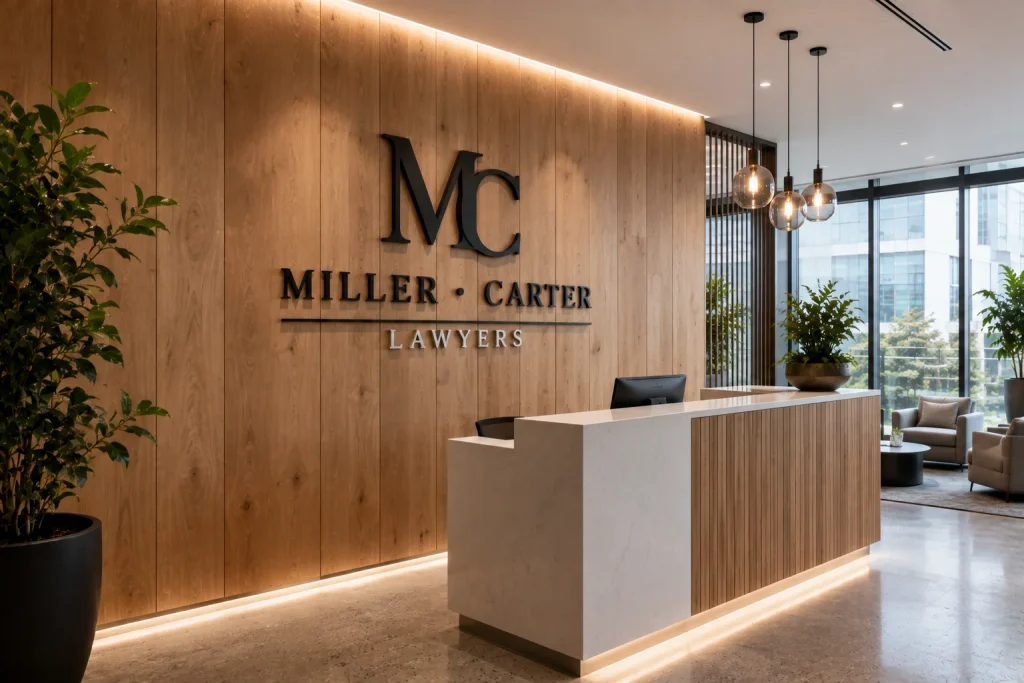 Timber Reception Signs